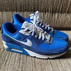 Nike Air Max 90 SE "First Use Pack - Signal Blue", Size 9.5M